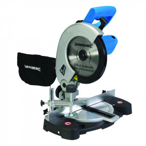 Fierastrau circular de banc 1400W , 210mm , 0-45 ° , Silverline DIY 1400W Compound Mitre Saw 210mm - Img 1
