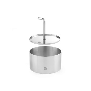 Forma inel pentru conturare prajituri si mancaruri 160x(H)50 mm, inox, Hendi - Img 2
