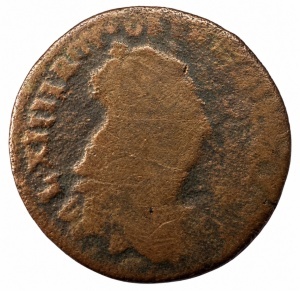 FRANTA - LOUIS XIV - REGELE SOARE - LIARD ( 1669-1707 )