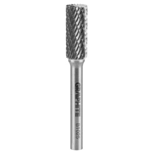 Freza rotativa din carbura HM, tip B (cilindrica cu lame in varf ), 10x25mm, tija 6x45mm