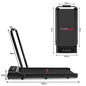 Futópad, összecsukható, sebesség 1-10Km, teherbírás 120Kg, vezérlőpanel, Treadmill Q2 Pro, eredeti sérült csomagolásban. - Img 2