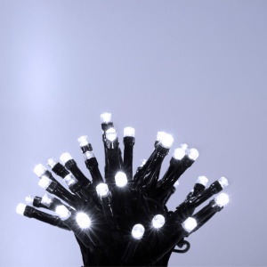 Ghirlanda luminoasa cu LED-uri, 120 LED-uri, 8 pereche, temporizator, alb rece, pentru exterior - Img 2