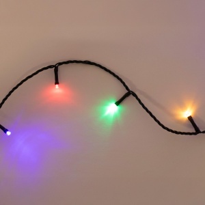 Ghirlande luminoase cu LED-uri, 240 LED-uri, 8 perechi, temporizator, colorate, pentru exterior - Img 2