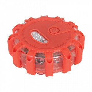 Girofar led , 9 functii, 15 LED, magnet, carlig, rezistent impact, Silverline - Img 1