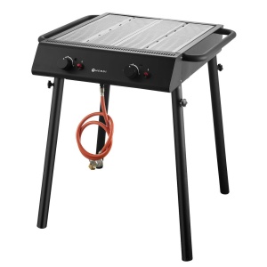 Gratar pe gaz Xantos Negru, HENDI, 9,5kW, 770x710x(H)870mm - Img 2