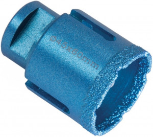 Gyémánt magfúrófej kerámia, gránit, márvány csempék fúrásához, átmérő 40mm x 60mm, menet M14