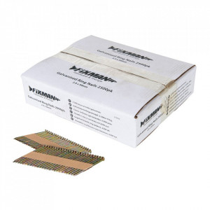 Horganyzott szögek 50x2.9mm, perforált papírcsík, 2500 db, Fixman