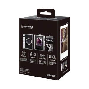 HYBRID instant fényképezőgép, Fujifilm Instax Mini EVO, FEKETE - Img 2