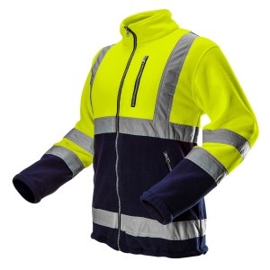 Jacheta polar de inalta vizibilitate, galbena, marimea XXL