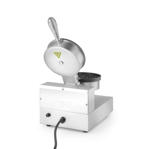 Kerek gofrisütő, 19 cm átmérőjű, 1000 W, időzítővel, állítható hőmérséklet-szabályozóval, Hendic - Img 4