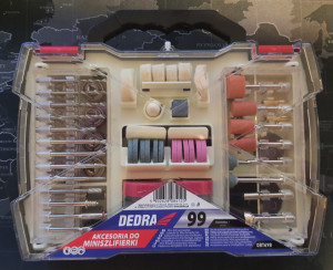 Készlet 99 db biax tartozék, szállító doboz, Dedra - Img 3