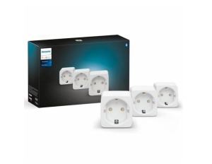 Kit 3 prize inteligente, compatibile Google Home, Amazon, Alexa, control smartphone, PHILIPS Hue Smart Plug tip F