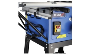 Körfűrész asztallal, 2000W, 254mm tárcsa, szögvágás, 4800rpm, 3 tárcsa tartozék, Dedra - Img 3