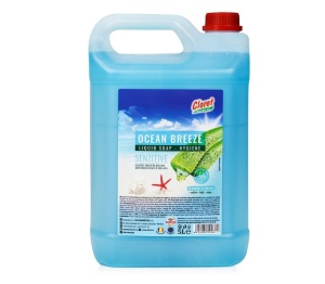 Krémes folyékony szappan, Ocean Breeze illattal, 5 l, természetes aloe vera kivonattal