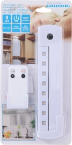 Lampa pentru dulap, dressing, lampa de urgenta, iluminare 8 LED, telecomanda, functionare la baterii 3 x AA, Grundig