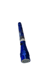 Lantena telescopica 45cm, LED, corp aluminiu, varf si spate magnetic, functionare 4 x baterii LR44, AG13, ALBASTRU, Arlec - Img 3