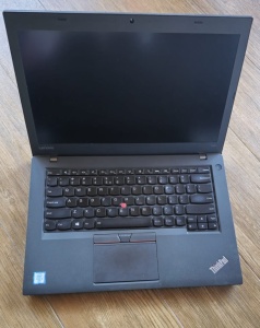 Laptop LENOVO ThinkPad T460, i5 6300U, i5 6300U, 8 Gb Ram, ujjlenyomat olvasó, SSD 128Gb, 14" Full HD kijelző, 2 óra+ akkumulátor, SIM kártyahely, Second Hand, A+ osztályzat