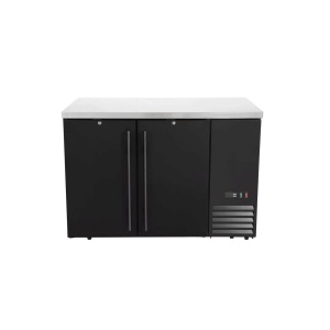 Masă frigorifică de bar cu uși, Arktic, 4 rafturi, 283L, Negru, 230V/185W, 1217x631x(H)865mm