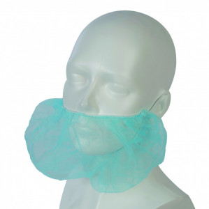 Masca de unică folosință pentru barba , igienă bucătărie și industria alimentară , 100 buc , Silverline Disposable Beard Net 100pk