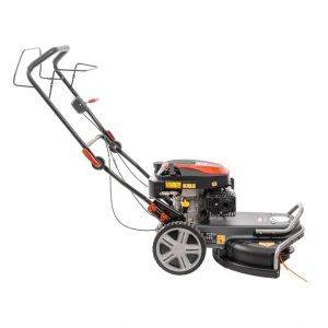 Masina pentru tuns iarba pentru teren denivelat, iarba mare, motor benzina 173 cm³, taiere cu guta, suprafata lucru 56cm, tractiune la roti, Dedra - Img 10