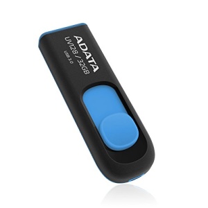 MEMORIE USB 3.2 ADATA, 32 GB,AUV128, negru / albastru "AUV128-32G-RBE" - Img 2