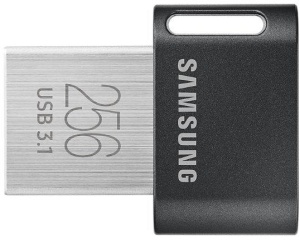 MEMORIE USB SAMSUNG 256 GB, USB 3.1, profil mic, carcasa metalica, negru, "MUF-256AB/APC"