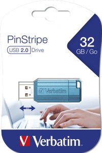 MEMORIE USB VERBATIM PINSTRIPE StoreNGo 32GB ALBASTRU "49057" - Img 4