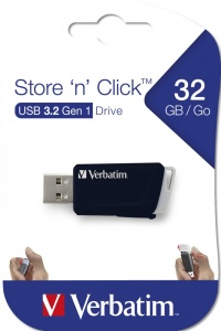 MEMORII USB Verbatim VERBATIM 49307 USB CLICK 32GB BLACK, "49307" - Img 3