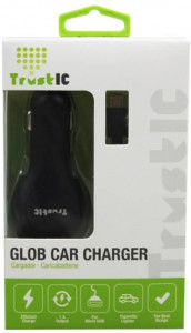 Micro USB autós töltő, 12-24V, 5V, 1000 mAh, TrustIC - Img 2
