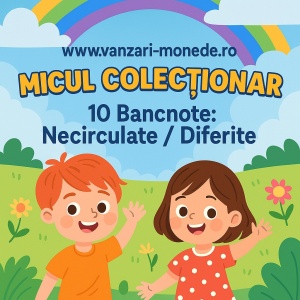 Micul Colectionar - 10 Bancnote : Necirculate / Diferite