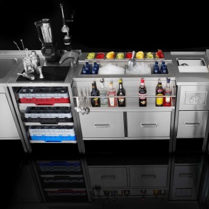 Modul cu 3 rafturi cu acțiune rapidă, Oxygen 600x650x(H)900 mm, Barmatic - Img 2