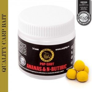 Momeala atractiva pescuit Pop-up ananas & nbutiric, 25gr, CRP
