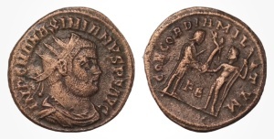 Moneda Antica Romana - MAXIMIAN HERCULIUS ( 295-299 AD )