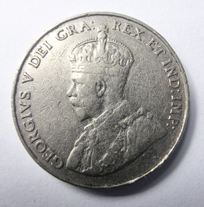 Moneda Canada - George V - 5 Cents 1935 - Img 2