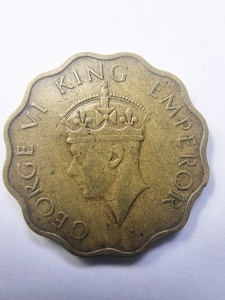 Moneda Coloniala - India Britanica - George VI - 1 Anna 1944 - Img 2