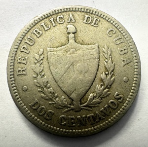 Moneda Cuba - 2 Centavos 1916