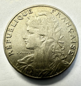 Moneda Franta - 25 Centimes 1905 - Img 2