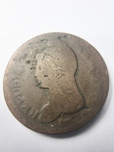 Moneda Franta - Prima Republica - 1 Decime ( anul 8 ) 1799