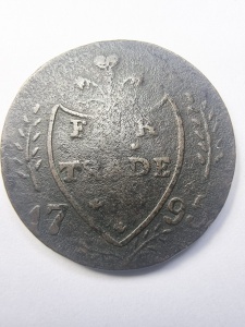 Moneda Irlanda - Alex Cornwell - Penny Token 1795 - Img 2