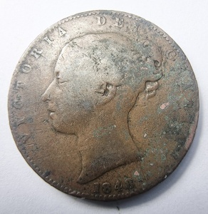 Moneda Regatul Unit - Victoria - Farthing 1848