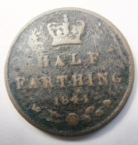 Moneda Regatul Unit - Victoria - Half Farthing 1844