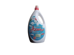 Mosószer színes/fehér szennyeshez, univerzális, 4,8L, bikarbonát és háztartási szappan, 120 mosás, Azuro - Img 1
