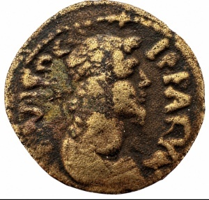 MYSIA / PERGAMUM - ( 40-60 AD ) - in timpul lui CLAUDIUS si NERO - Moneda Provinciala Romana