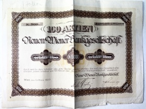 Neue Wiener Bankgesellschaft – Viena - 1925