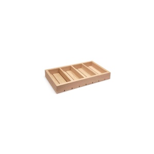 Organizator de tacâmuri din lemn Medeira 530x325x65 mm Fine Dine - Img 1