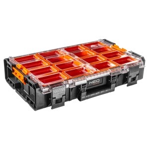Organizator modular cu capac, 12 compartimente