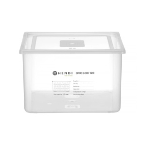 OVOBOX 120 HENDI - recipient oua GN2/3 + 8 tavi pentru oua, 18L, 355x325x(H)200mm - Img 1