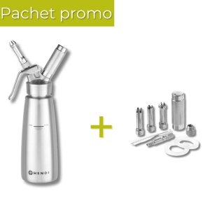 Pachet Sifon frisca inox 0.5L Profi Line + Piese schimb - Img 1