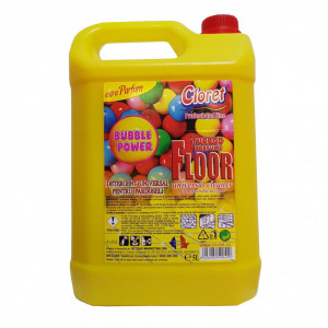 Padlótisztító, fehérítő nélkül, Bubble Gum, 5L, Cloret