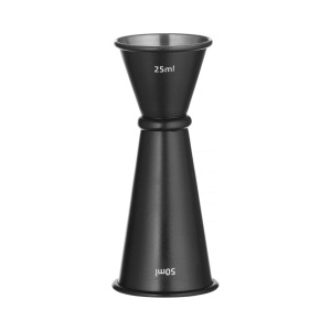 Pahar masaura negru Hendi, inox, 2 parti 25ml si 50ml, dimensiuni: ø45x(H)110mm - Img 2